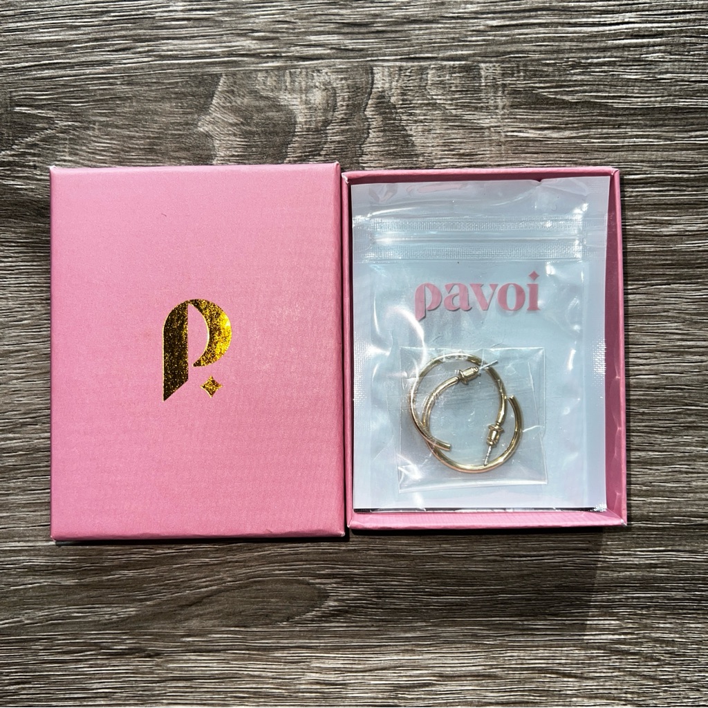 Pavoi Hold Hoop Earrings